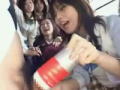 【動画】集団女子校生にオナカップ実験台にされる！！